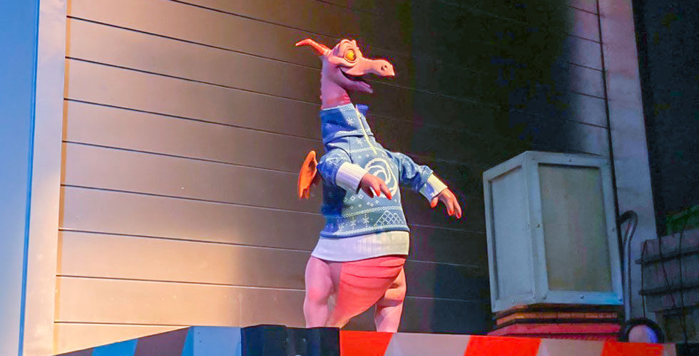 Figment with Christmas Sweater