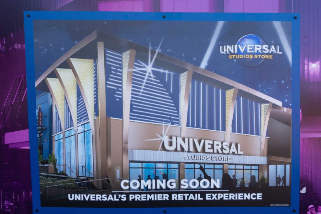 New Universal Studios Store concept art at CityWalk