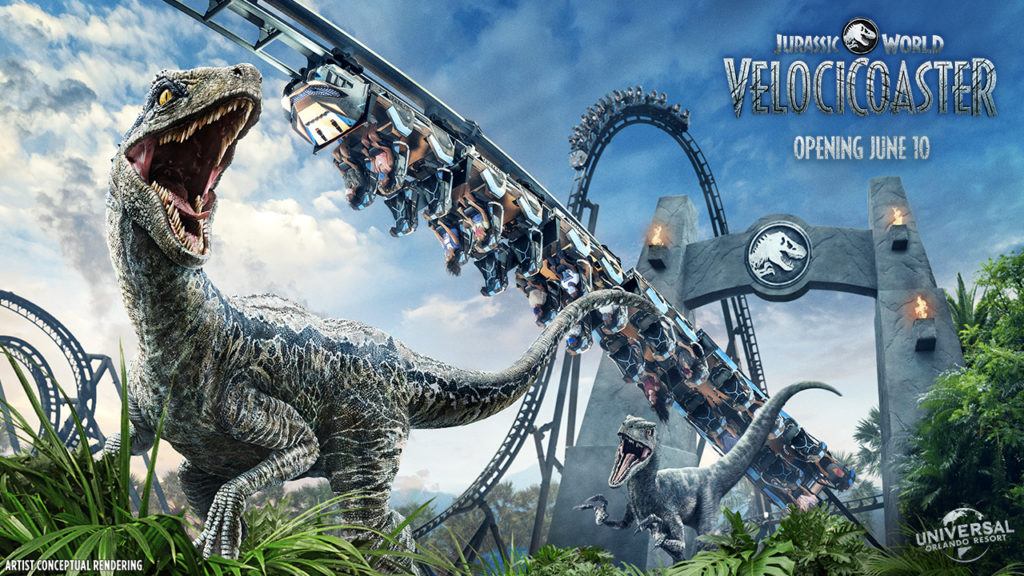 Jurassic World VelociCoaster at Islands of Adventure