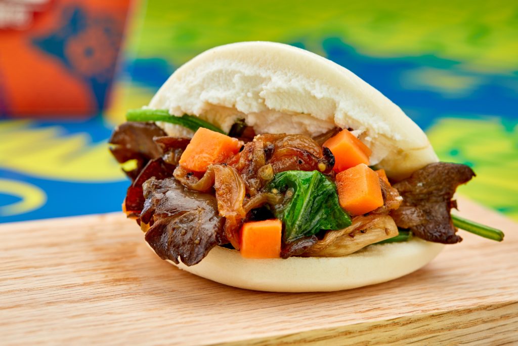 Veggie Bao at Universal CityWalk's Bend the Bao