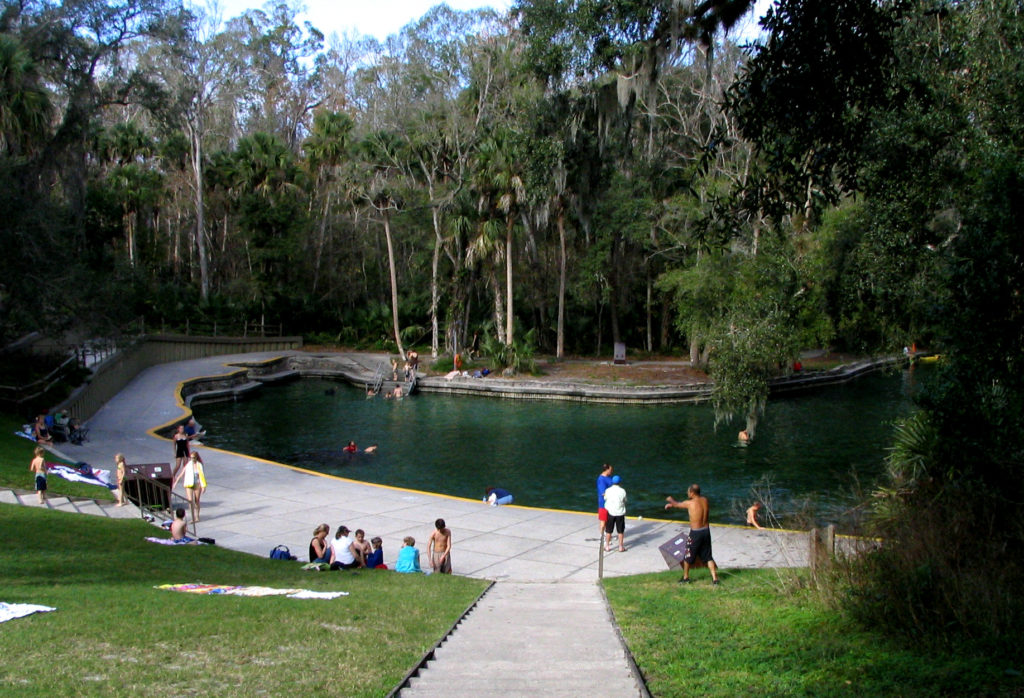 The swimming area of Wekiwa Springs State Park