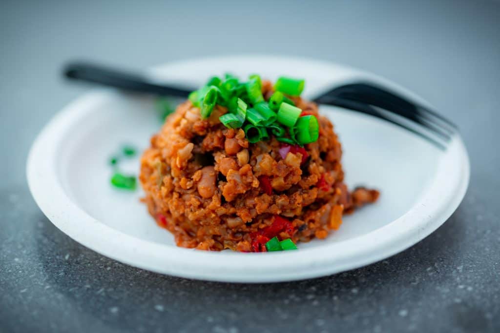 Cauliflower Dirty Rice from Universal's Mardi Gras