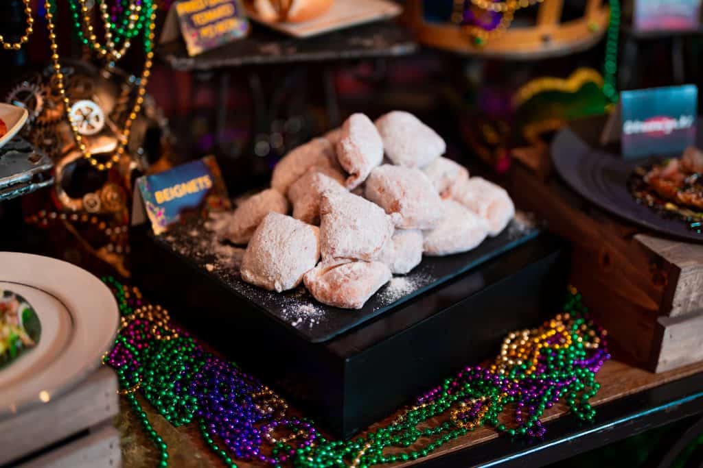 Beignets from Universal's Mardi Gras