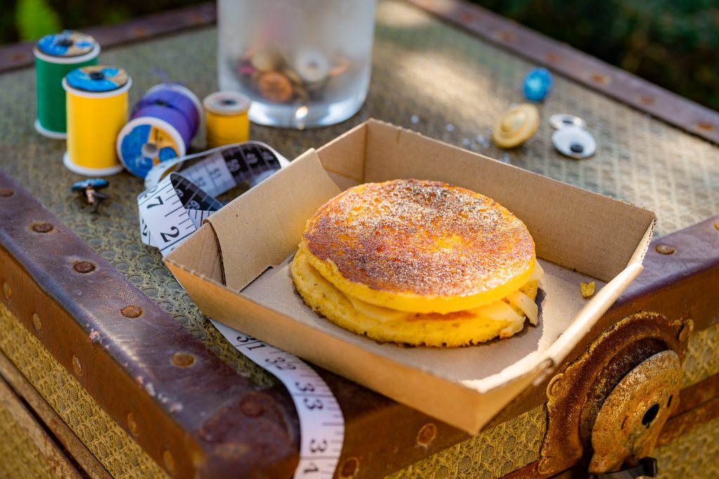 Arepa de Choclo at Universal Mardi Gras