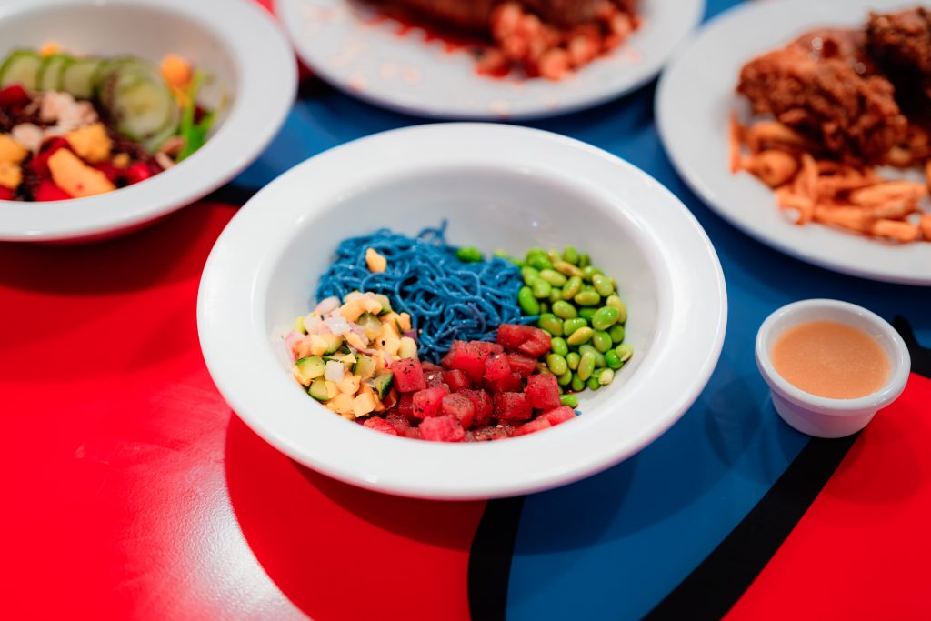 Red Fish, Blue Fish, Poke Bowl at Circus McGurkus Cafe Stoo-pendous