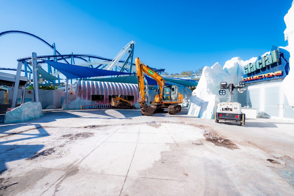 SeaWorld Orlando hard at work to make exciting enhancements to this land!