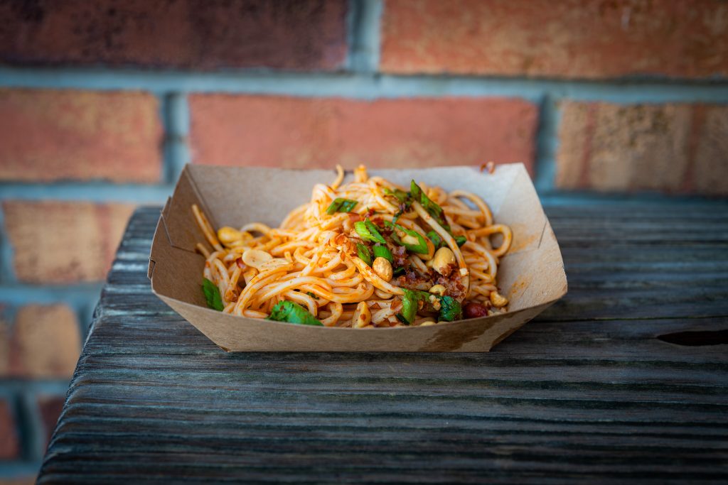 Szechuan Noodle Salad at Universal Mardi Gras