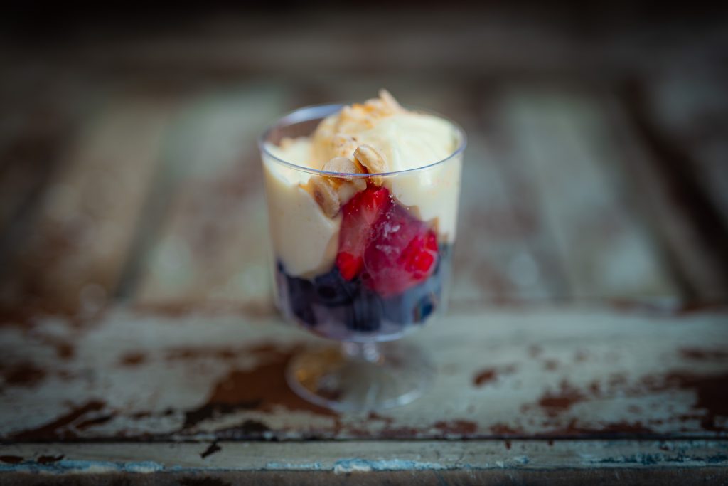 Zabaglione with Berries at Universal Mardi Gras