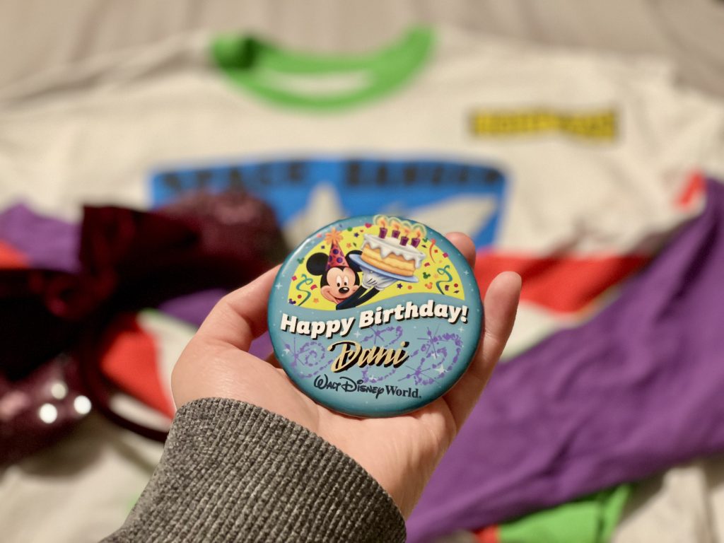 Walt Disney World Birthday Button